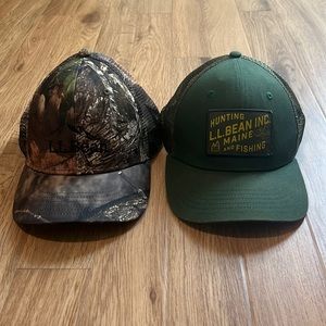 Two LL bean hats